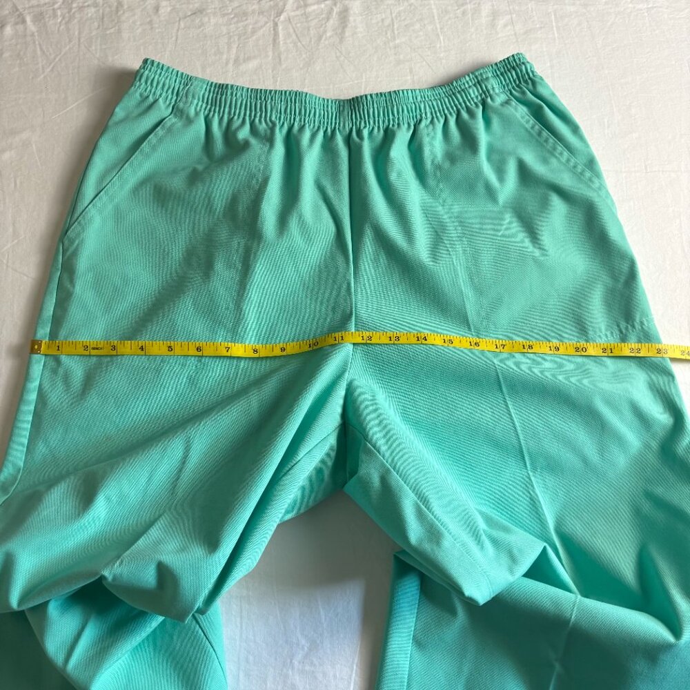 Koret Francisca, Multicolor Plaid Shirt and Teal Pants Set Size L - Picture 10 of 16